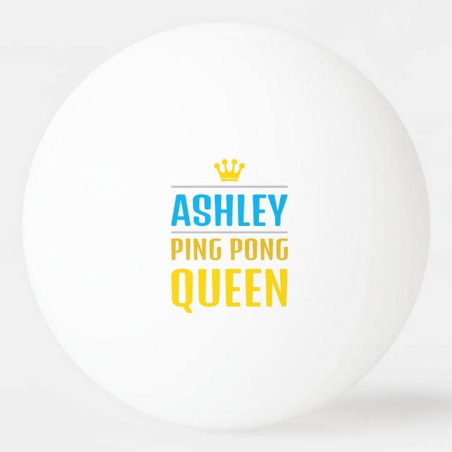 Pelota De Ping Pong Ashley (Anverso)