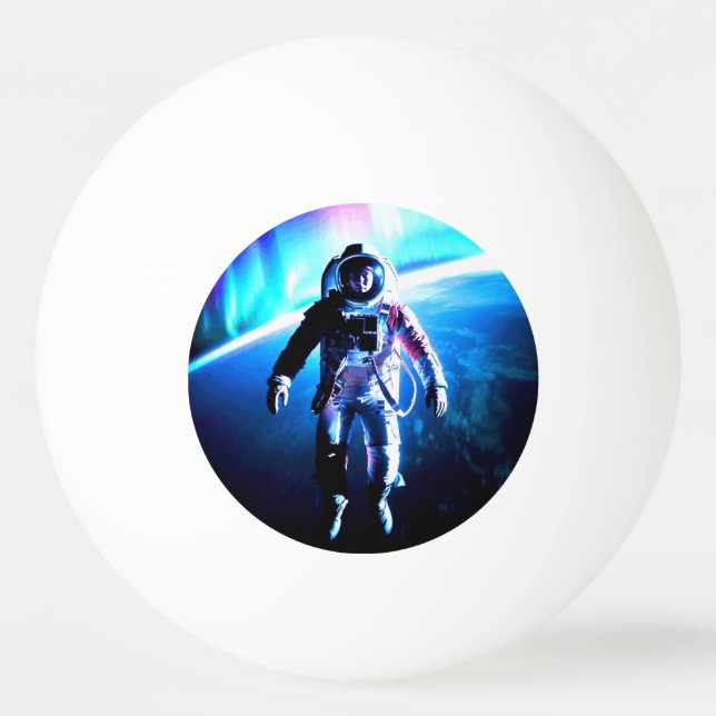 PELOTA DE PING PONG ASTRONAUTA SIN CORDA (Anverso)