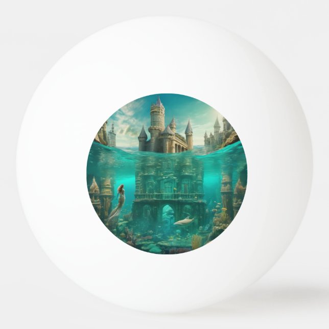 Pelota De Ping Pong Atlantis (Anverso)