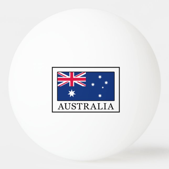 Pelota De Ping Pong Australia (Anverso)