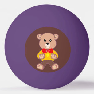 Pelota De Ping Pong Autor K.E.C. Teddy Bear Ping Pong Ball
