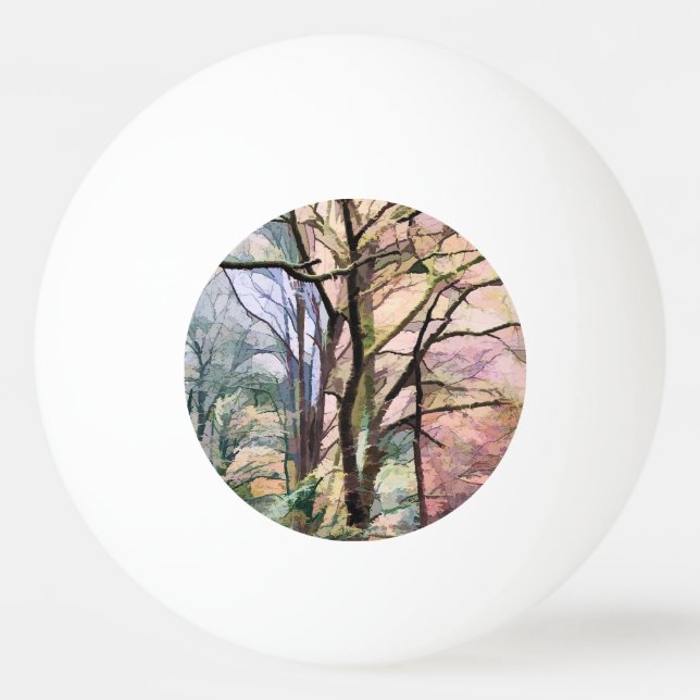 PELOTA DE PING PONG AUTUMN TREES (Anverso)
