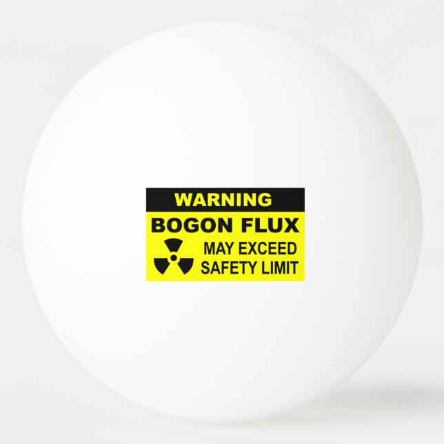 Pelota De Ping Pong Aviso: Flux de Bogon (Anverso)