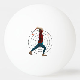 Pelota De Ping Pong Ax Throwing