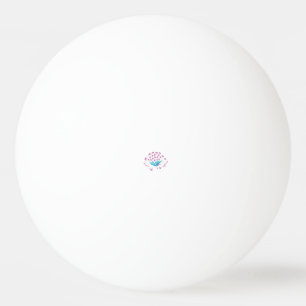 Pelota De Ping Pong Azul de flor de maíz claro, Megenta cielo, Girona