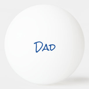 Pelota De Ping Pong Azul del Día del Padre
