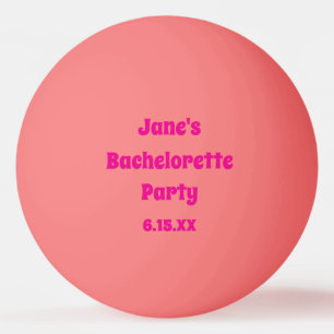 Pelota De Ping Pong Bachelorette Party Ping Pong Balls