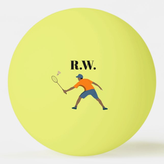 Pelota De Ping Pong Badminton (Anverso)