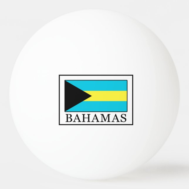 Pelota De Ping Pong Bahamas (Anverso)