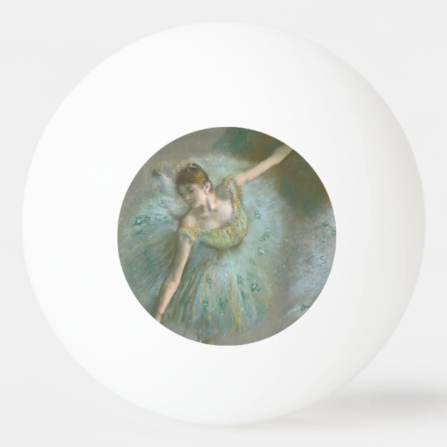 Pelota De Ping Pong Bailarina en Green Edgar Degas (Anverso)