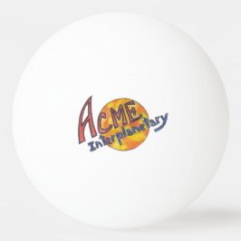 Pelota De Ping Pong Ball INTERPLANETARIO ACME Ping-Pong