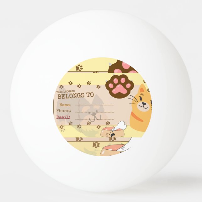 Pelota De Ping Pong balle de golf (Anverso)