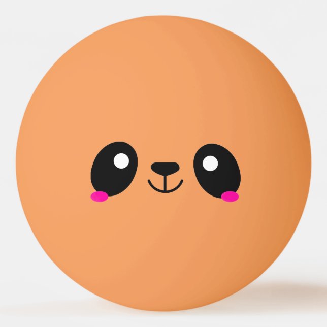 Pelota De Ping Pong Balle De Ping Pong Happy Panda  (Anverso)