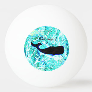 Pelota De Ping Pong ballena negra que nada Thunder_Cove