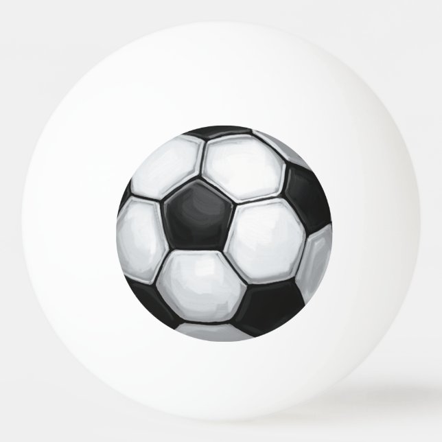 Pelota De Ping Pong Balón de fútbol (Anverso)