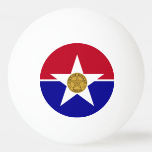 Pelota De Ping Pong Balón de ping pong con bandera de Dallas