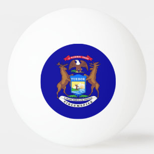 Pelota De Ping Pong Balón especial de ping pong con bandera de Michiga