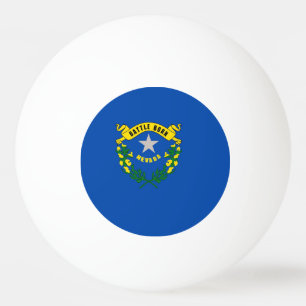 Pelota De Ping Pong Balón especial de ping pong con bandera de Nevada