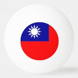 Pelota De Ping Pong Balón especial de ping pong con bandera de Taiwán