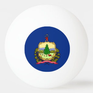 Pelota De Ping Pong Balón especial de ping pong con bandera de Vermont