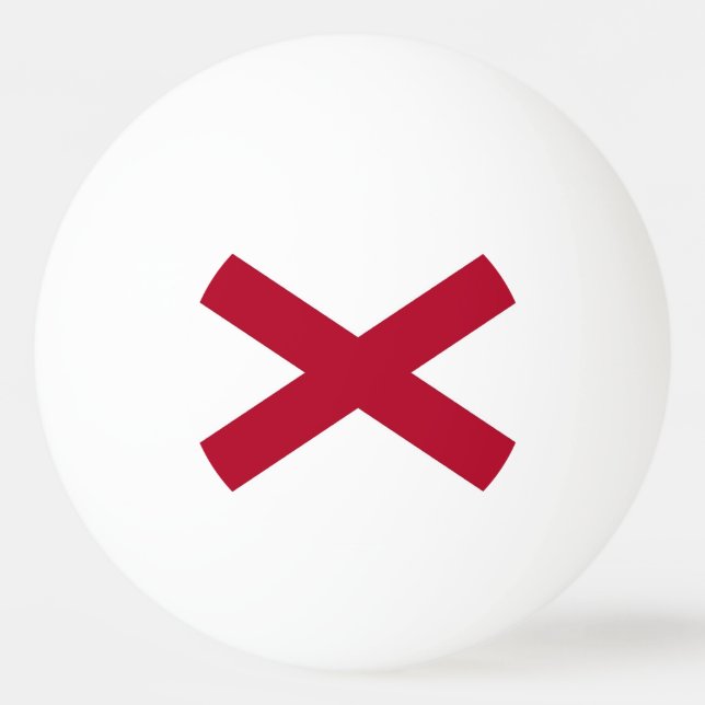 Pelota De Ping Pong Balón patriótico de ping pong con bandera de Alaba (Reverso)