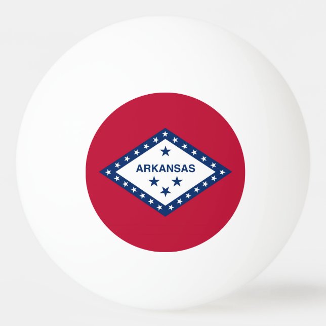 Pelota De Ping Pong Balón patriótico de ping pong con bandera de Arkan (Anverso)