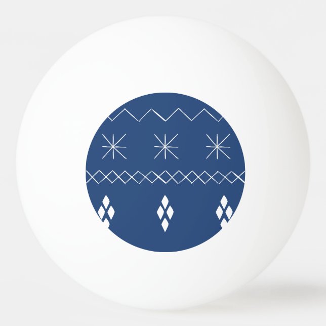 Pelota De Ping Pong Baloncesto de Navidades de ping pong (Anverso)