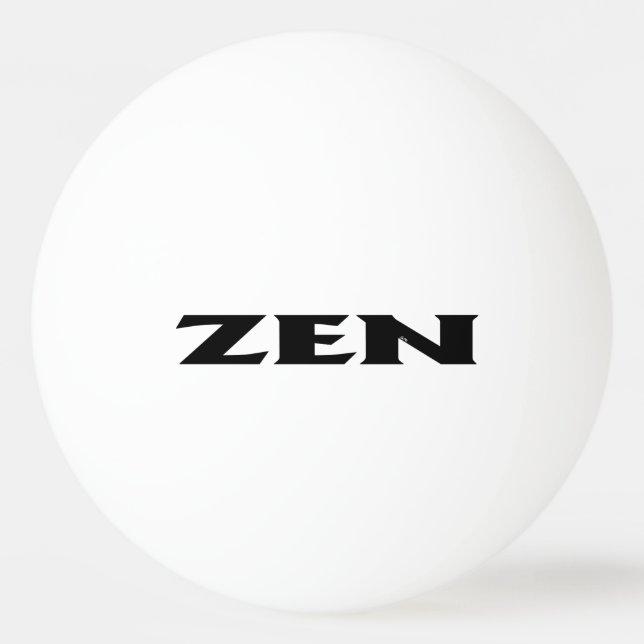 Pelota De Ping Pong Baloncesto de ping pong de 1 estrella blanco zen (Anverso)
