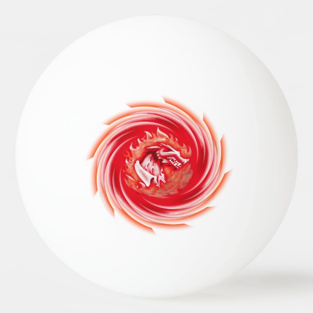 Pelota De Ping Pong Baloncesto de ping pong de 1 estrella Wild Wolf Wh (Anverso)