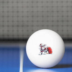 Pelota De Ping Pong Baloncesto de ping pong de 3 estrellas de Santa En