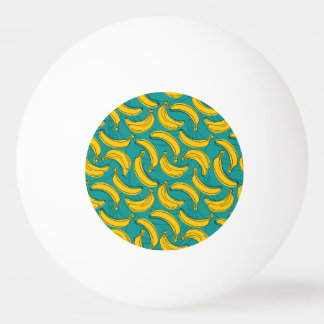 Pelota De Ping Pong Banana amarilla: pintura de contorno negro