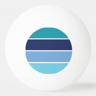 Pelota De Ping Pong Bandas azules