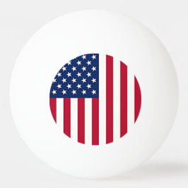 Pelota De Ping Pong bandera americana