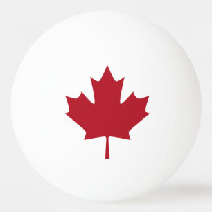 Pelota De Ping Pong Bandera canadiense