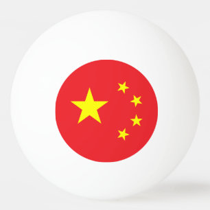 Pelota De Ping Pong Bandera china