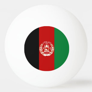 Pelota De Ping Pong Bandera de Afganistán