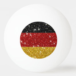Pelota De Ping Pong Bandera de Alemania Purpurinas con espárragos