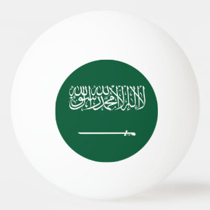 Pelota De Ping Pong Bandera de Arabia Saudita