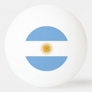 Pelota De Ping Pong Bandera de Argentina
