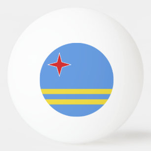 Pelota De Ping Pong Bandera de Aruba