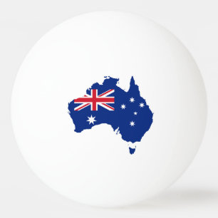 Pelota De Ping Pong Bandera de Australia