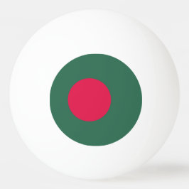 Pelota De Ping Pong Bandera de Bangladesh