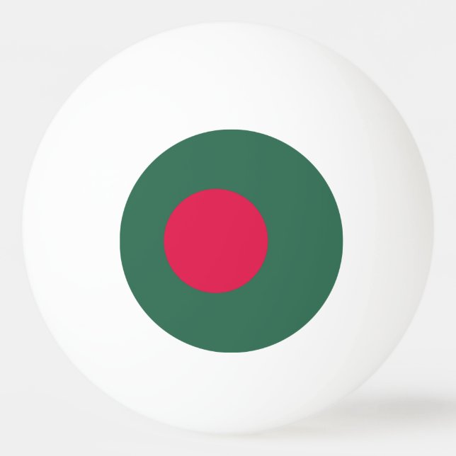 Pelota De Ping Pong Bandera de Bangladesh (Anverso)