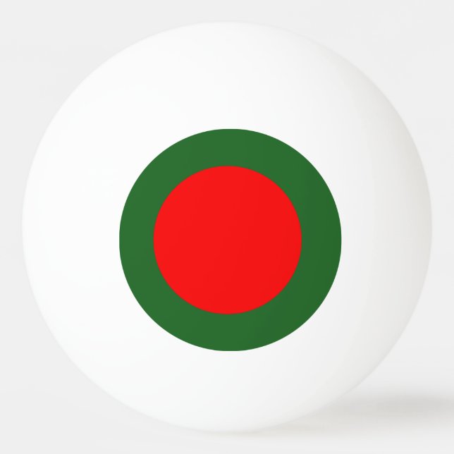 Pelota De Ping Pong Bandera de Bangladesh (Anverso)