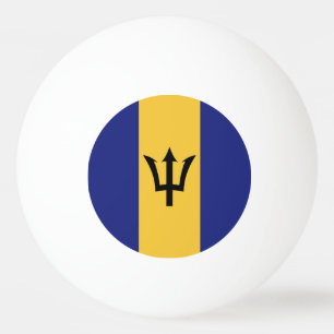 Pelota De Ping Pong Bandera de Barbados