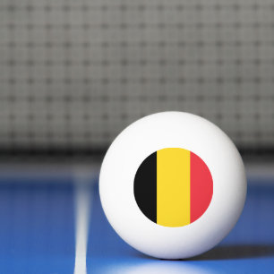 Pelota De Ping Pong Bandera de Bélgica