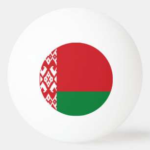 Pelota De Ping Pong Bandera de Bielorrusia