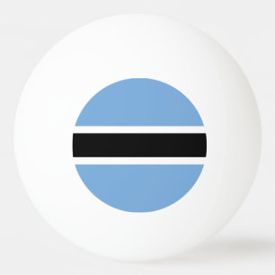 Pelota De Ping Pong Bandera de Botsuana