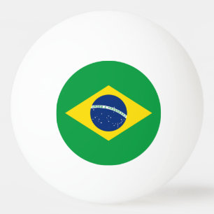 Pelota De Ping Pong Bandera de Brasil Patriótica