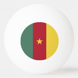 Pelota De Ping Pong Bandera de Camerún